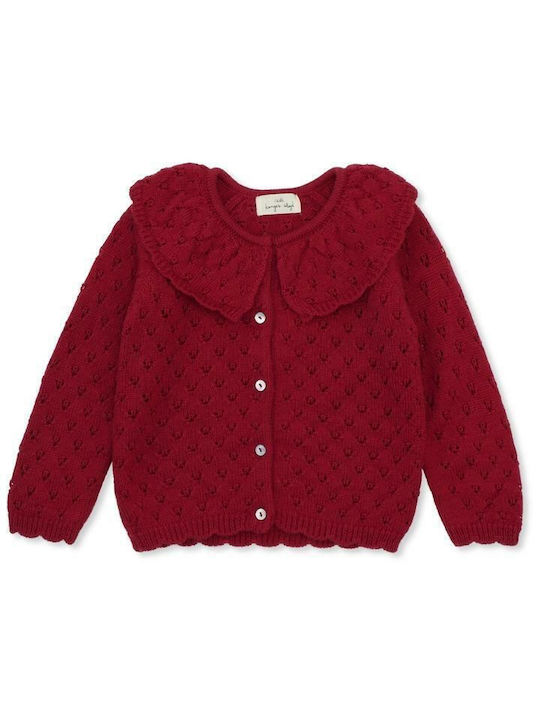 Konges Slojd Kids Cardigan Knitted Red