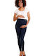 PeeKaBoo Maternity Leggings Navy Blue