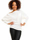 PeeKaBoo Maternity Sweater White