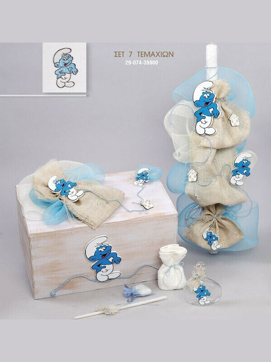 Zivas Baptism Set with Subject Smurfs