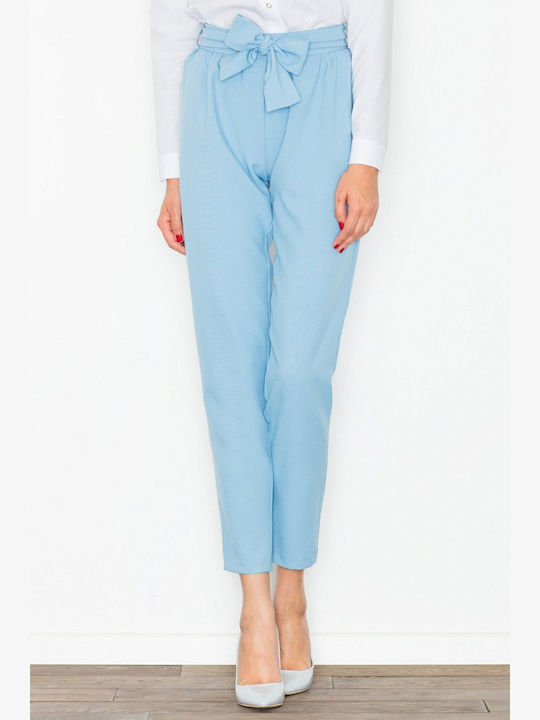 Figl Damen Stoff Hose Blau