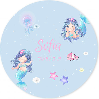 Party Sticker "Mermaid" Theme PINK49294