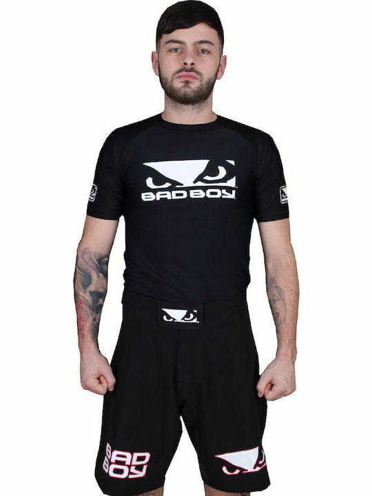 Bad Boy Ανδρική Κοντομάνικη Μπλούζα BBF00005 για Jiu-Jitsu Μαύρη Bad Boy Ανδρική Κοντομάνικη Μπλούζα BBF00005 για Jiu-Jitsu Μαύρη