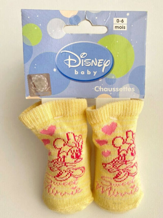 Disney Girls Knee-High Socks Yellow