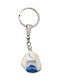 Kostibas Fashion Keychain Metallic Silver