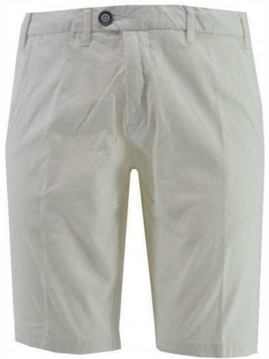 Yes Zee Men's Shorts Chino White