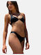 InShoes Underwire Bikini Set Bra & Slip Bottom Black