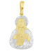 Eforo Pendant Kids Talisman with Jesus Christ made of Gold 14K PA11400178