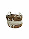 Wicker Decorative Basket 33x33x37cm Interni Oggi