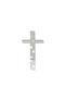 Mentzos White Gold Cross 14K