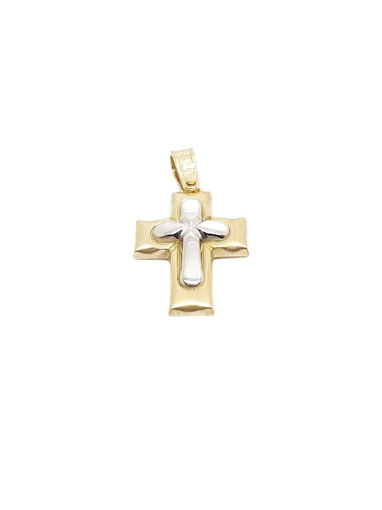 Mentzos Gold Kreuz 14K