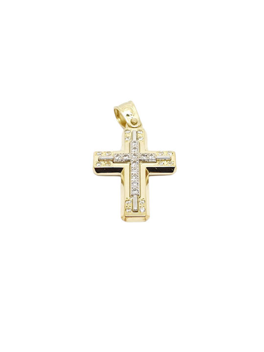 Mentzos Gold Cross 14K