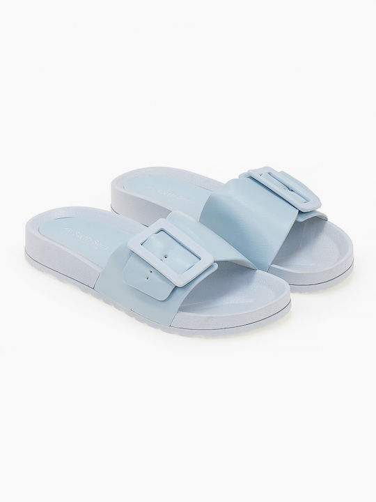 Issue Fashion Women's Flat Sandals in Light Blu...