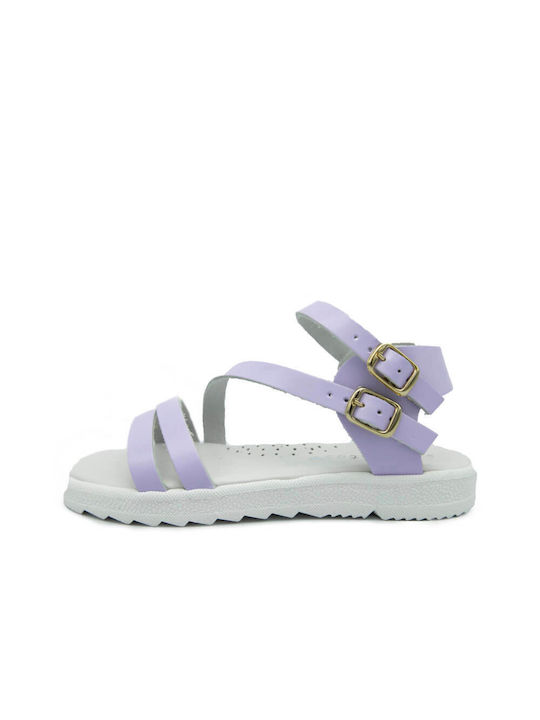 Stathatos shoes Kinder Sandalen Flieder