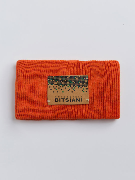 Aristoteli Bitsiani Frauen Stirnband Gestrickt in Orange Farbe