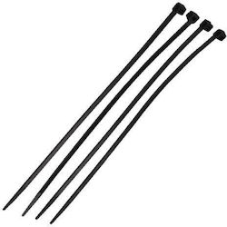 UYUS TOOLS Δεματικά Καλωδίων Πλαστικά 300mmx4.8mm σε Μαύρο χρώμα (100τμχ) (AMR105)