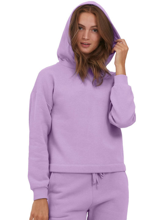 Byoung Women's Hooded Sweatshirt Purple