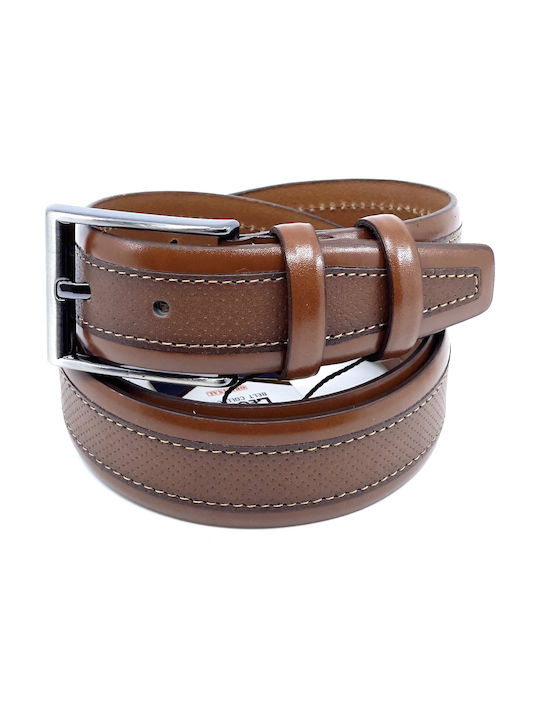 Legend Accessories Men's Leather Belt Tabac Brown
