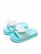 Babykids Girls Slides Turquoise