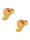 Abadianakis Kids Earrings Studs from Gold 9K