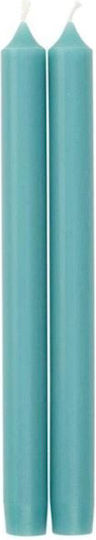 Caspari Turquoise Candle Type Taper 2 Pieces