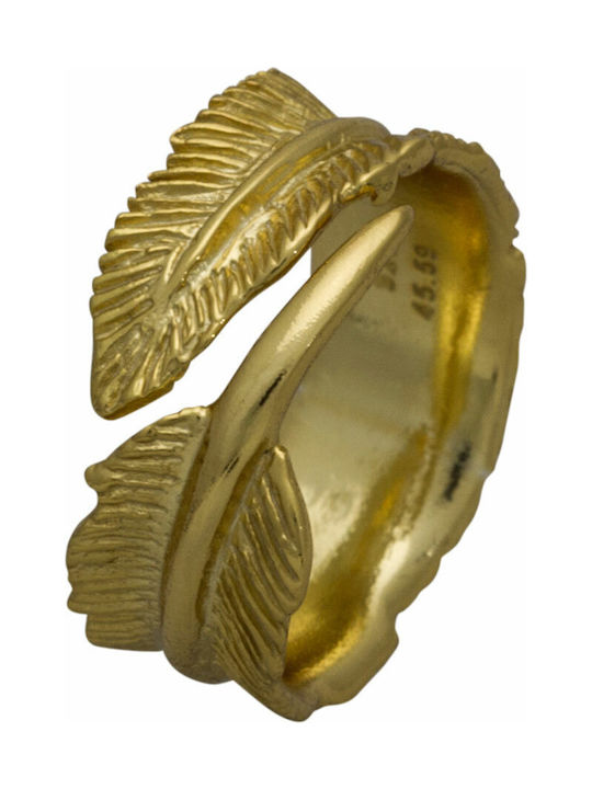 Bizoutaki Women's Gold Plated Silver Ring