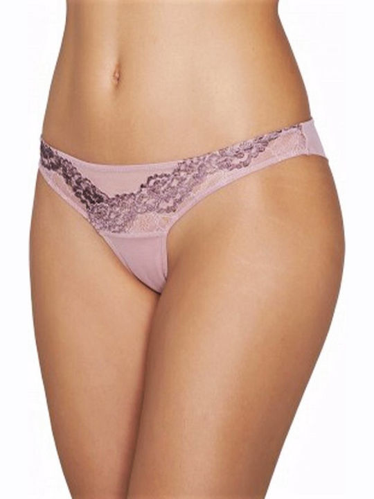 Ysabel Mora Women's Brazil with Lace Pink