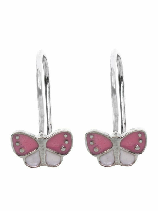 Paraxenies Kids Earrings Pendants Butterflies made of Silver