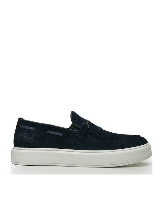 19V69 Suede Ανδρικά Loafers σε Μπεζ Χρώμα