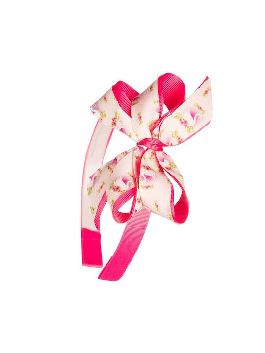 Mom & Dad Pink Kids Headband with Bow