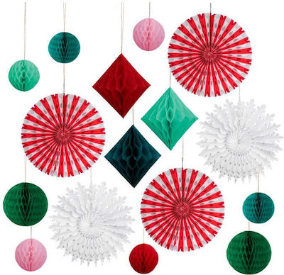 Meri Meri Decoration Set for Party in Red color