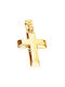 Gatsa Herren Gold Kreuz 14K