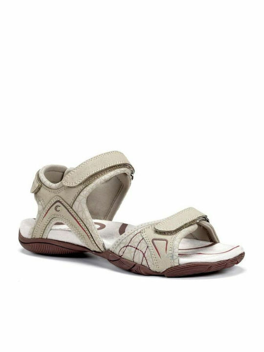 Chiruca Synthetic Leather Women's Sandals Beige