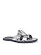 Alpe Leder Damen Flache Sandalen in Mehrfarbig Farbe