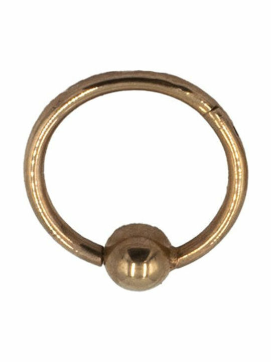 Poco Loco Piercing Clicker din Oțel Placat cu Aur Roz