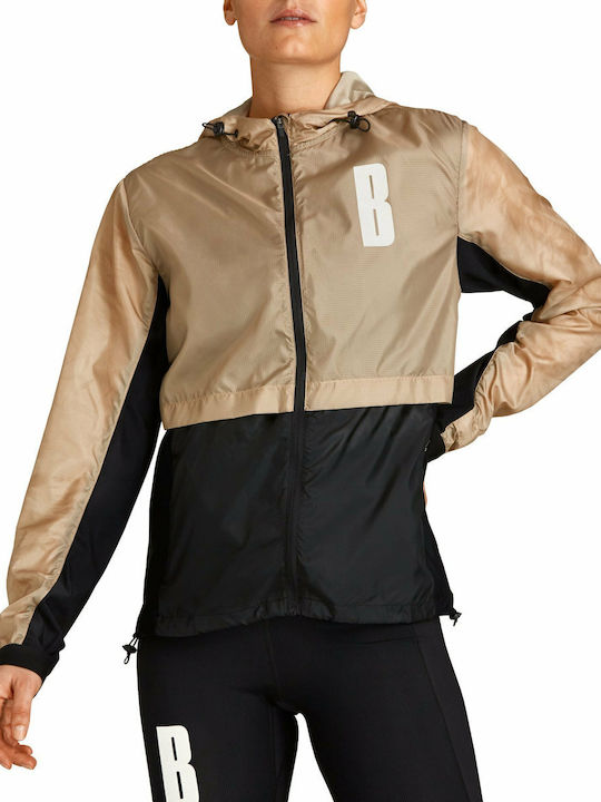 Björn Borg Women's Running Short Sports Jacket for Spring or Autumn with Hood