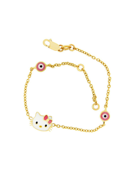 Xrisokosmima Kids Gold Bracelet 14K for Girl