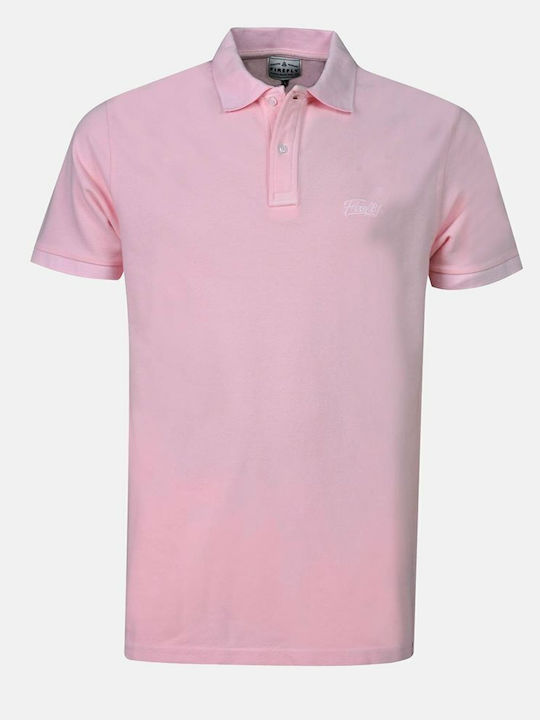 Firefly Polo Kurzarmbluse Rosa