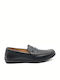 Δερμάτινα Ανδρικά Loafers σε Μαύρο Χρώμα