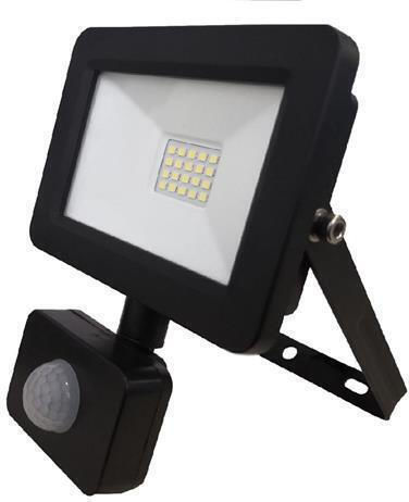 Horoz Electric Στεγανός Προβολέας LED 20W Ψυχρό Λευκό 6400K με Αισθητήρα Κίνησης IP65