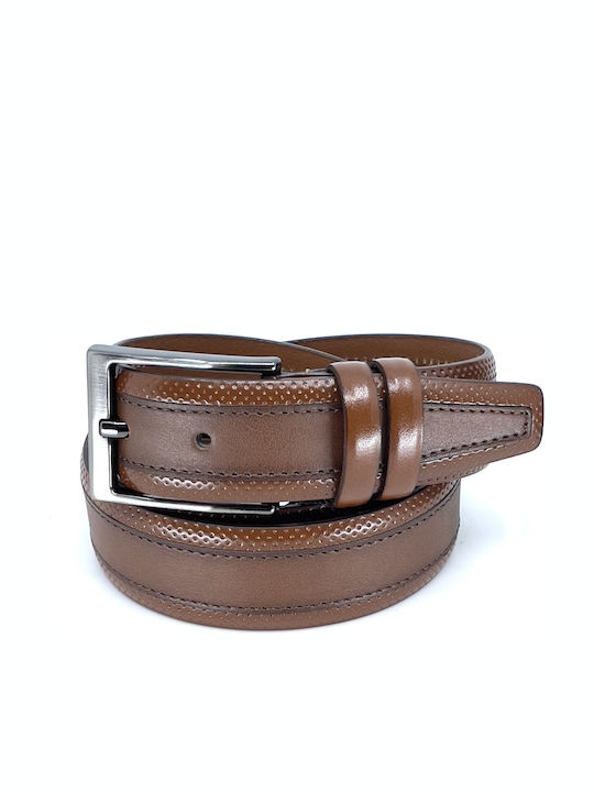 Legend Accessories Ανδρική Ζώνη Δερμάτινη Ταμπά