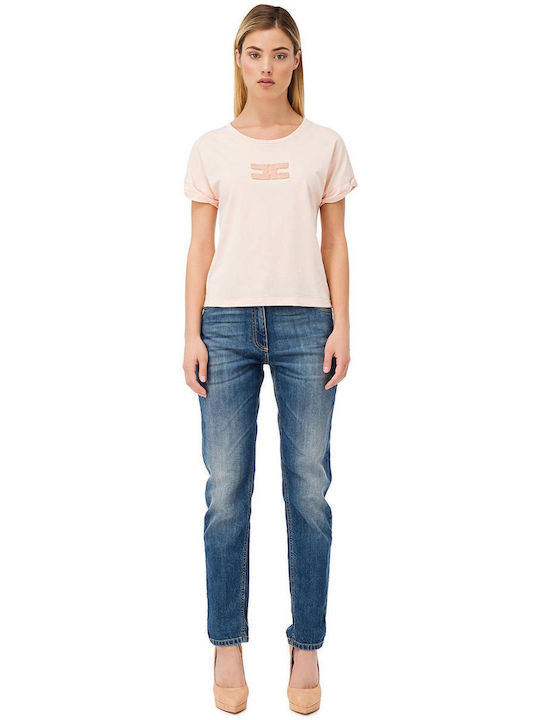 Elisabetta Franchi Women's T-shirt Pink MA04181E2-RMA