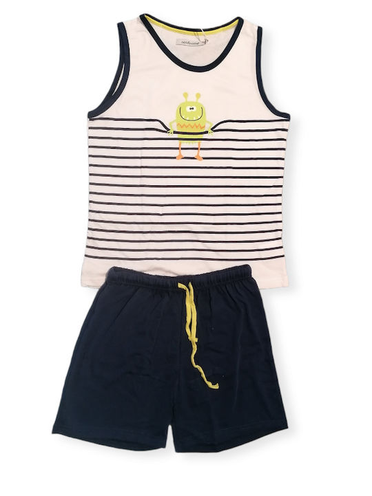 Noidinotte Kids Pajamas Summer White