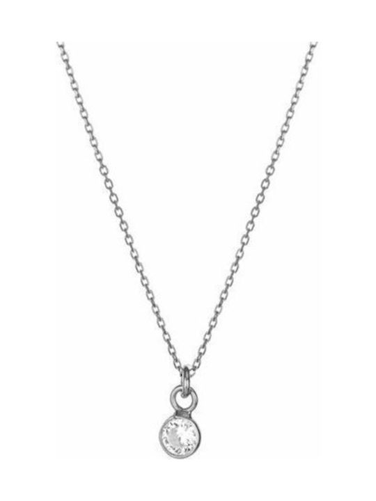 Paraxenies Halskette aus Silber mit Zirkonia