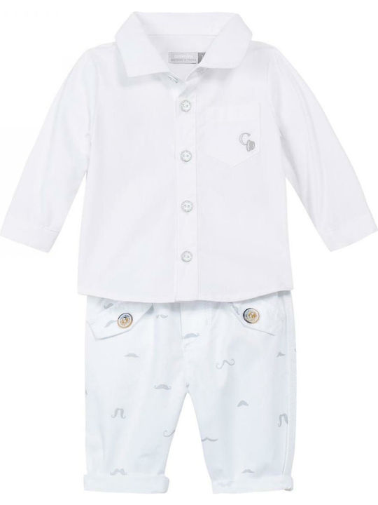 Catimini Kids Set with Shorts Winter 2pcs White