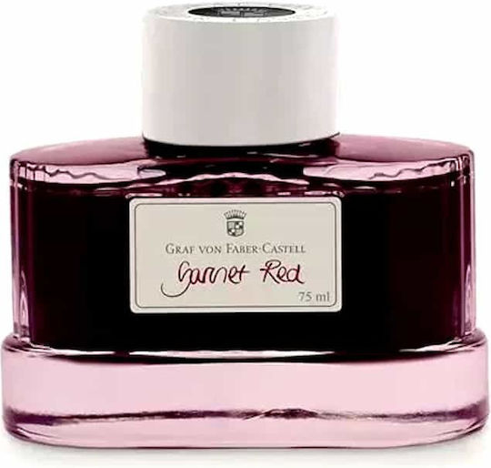 Graf Von Faber-Castell Replacement Ink for Pen Extra Fine in Red color 75ml