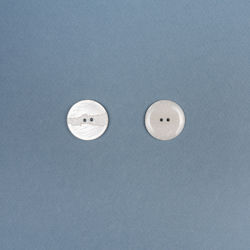 Vostex White Sewing Button