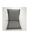 Epiplo-Fos Waterproof Garden Chair Cushion with Backrest Gray 49x46cm