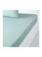 La Redoute Interieurs Cearșaf Single cu Elastic 90x190+23cm. Albastru