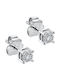 Papadopoulos Gold Ohrringe aus White Gold mit Steinen